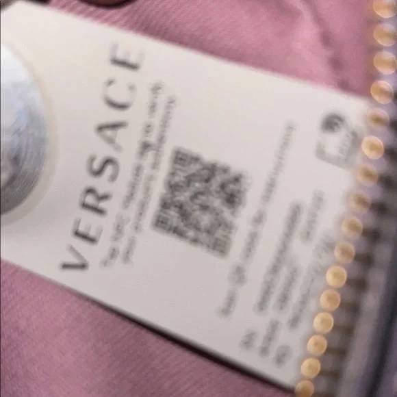 Versace Light Lavender Round Crossbody Bag - Picture 7 of 7